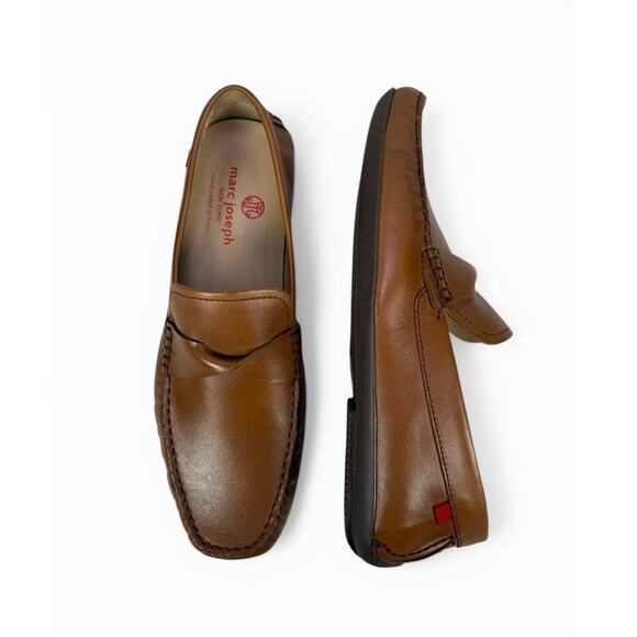 Marc Joseph Plymouth Driver Loafer Mens 10 Brown Nappa Leather Slip On‎ Moccasin main image 14